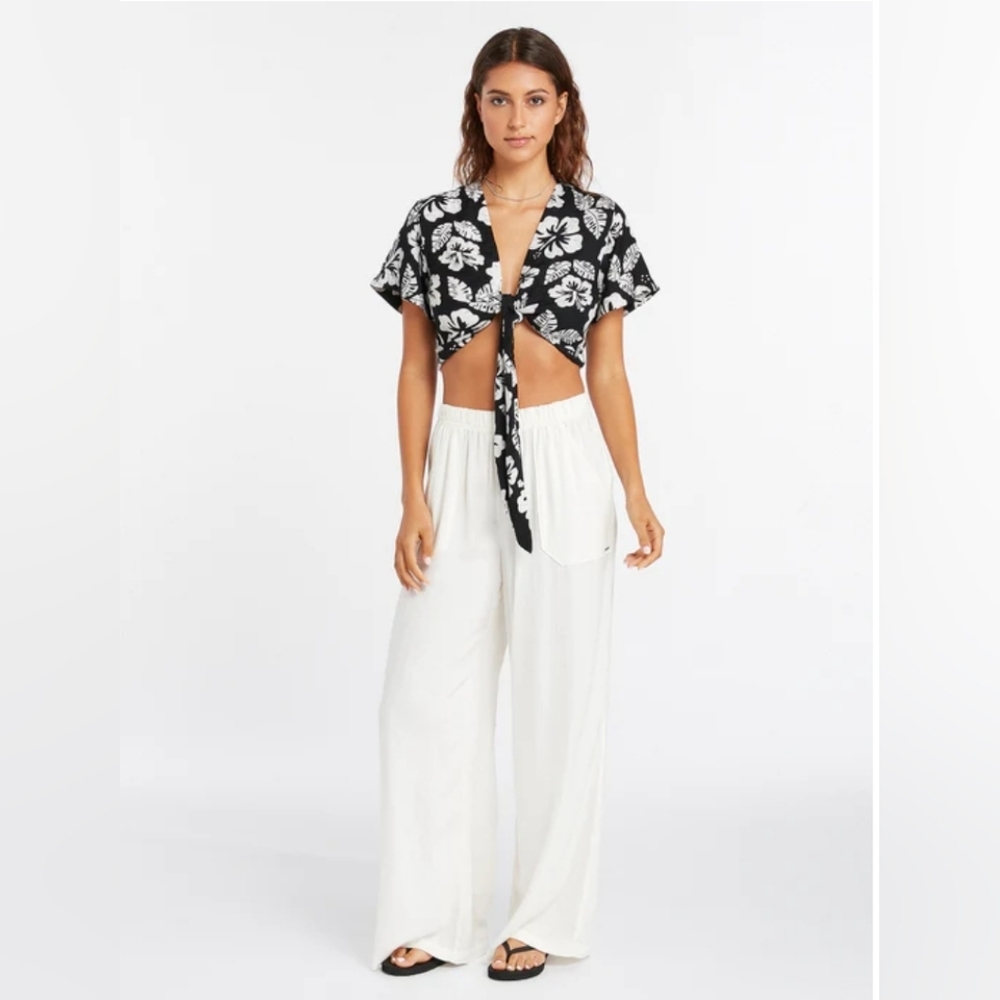 **NWT** Volcom Coco Ho Linen Pants